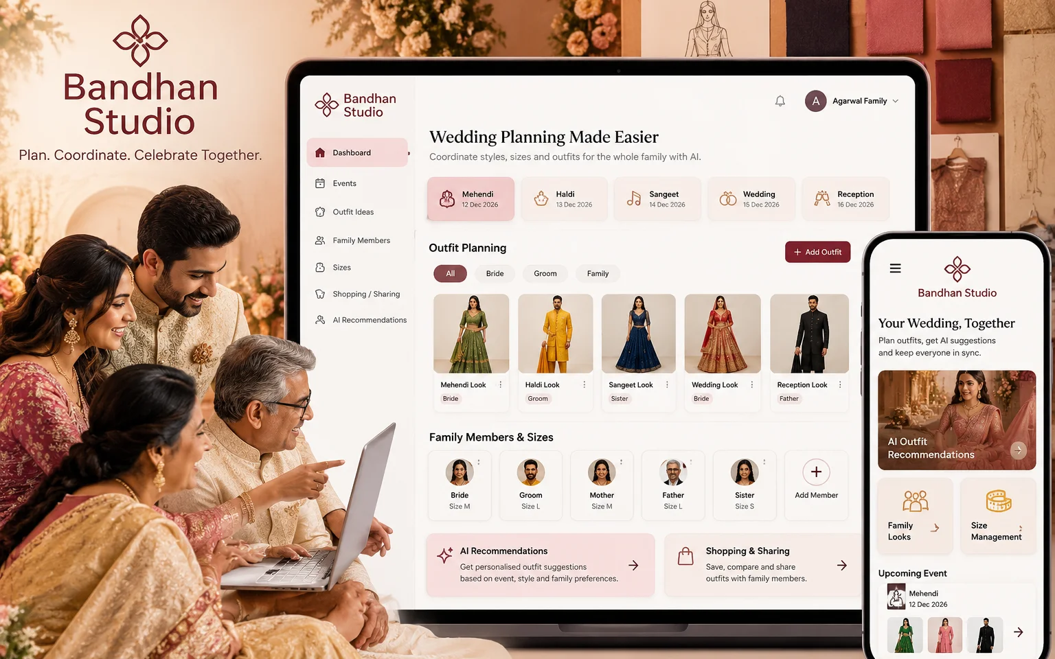 Bandhan Studio screen